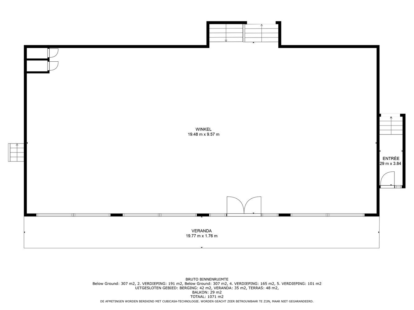 Handelsruimte met luxe duplex-appartement en verhuurde loodsen op het industrieterrein in Lanaken foto 42