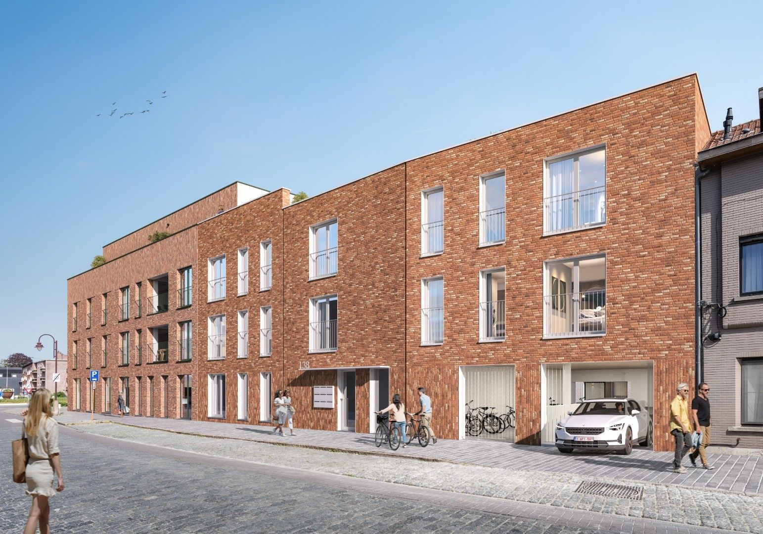 2-slpk app. met 2 terrassen aan groen uitzicht foto 5