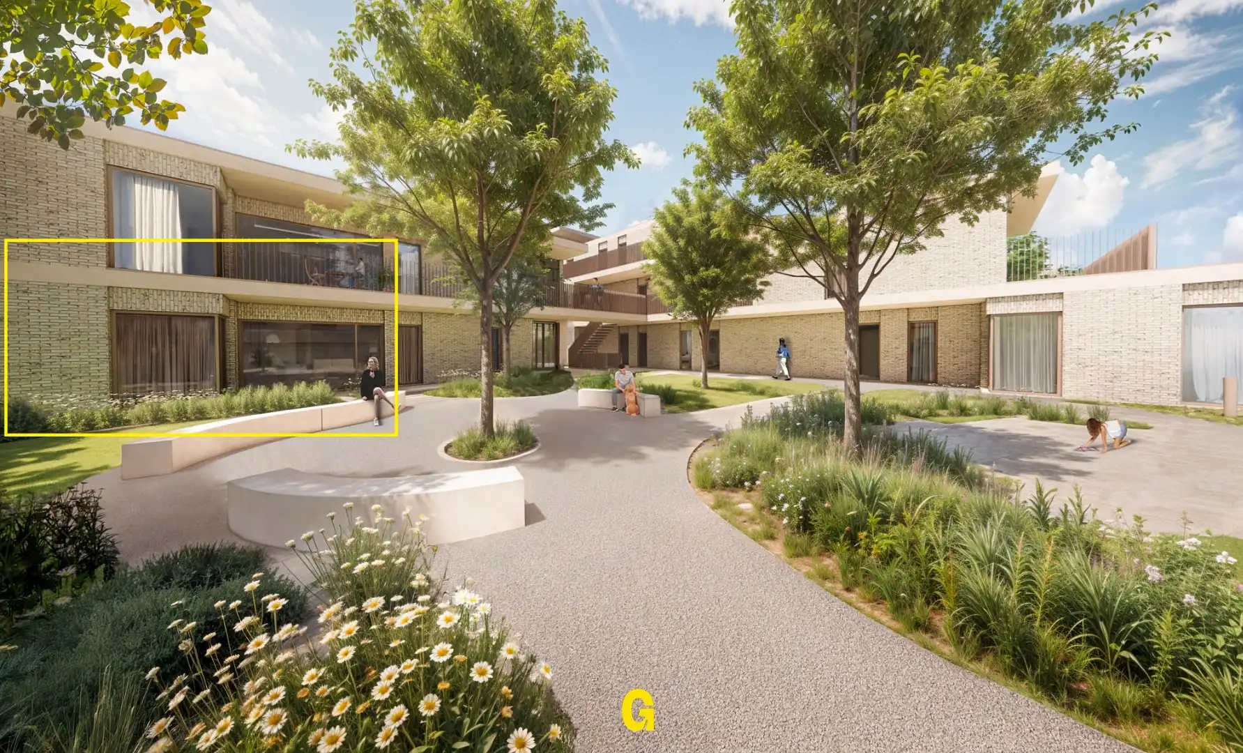 Nieuwbouwappartement op het gelijkvloers met 3 slaapkamers, doorzon leefruimte en terras in res. de Boomgaard vlakbij het centrum van Hoeselt foto {{pictureIndex}}