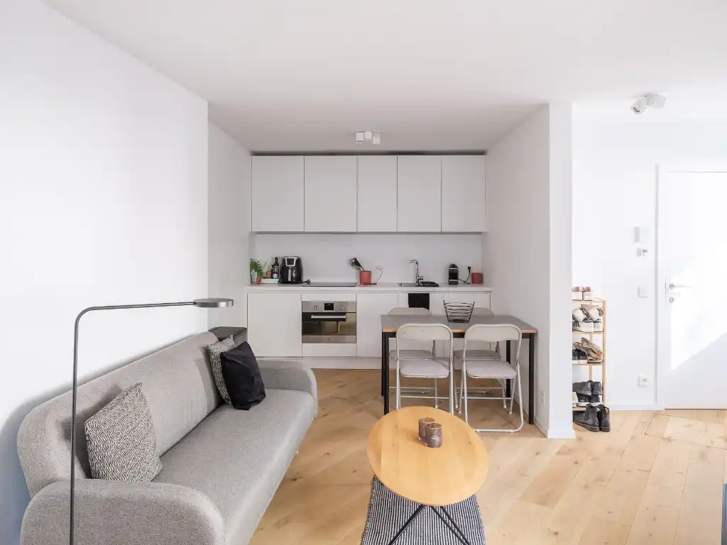 Centrum Gent – gerenoveerde studio nabij het Sint-Annaplein foto 4
