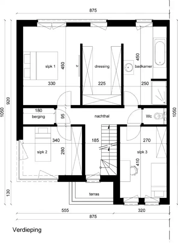 Nieuw te bouwen halfopen woning te Roeselare. foto 4