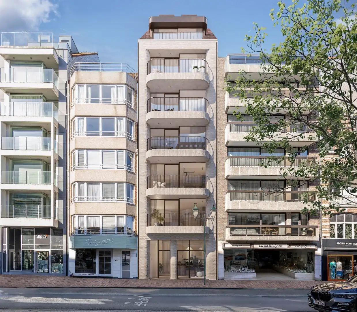 Nieuw appartement centraal gelegen op wandelafstand van de Zeedijk en de Dumortierlaan. foto {{pictureIndex}}