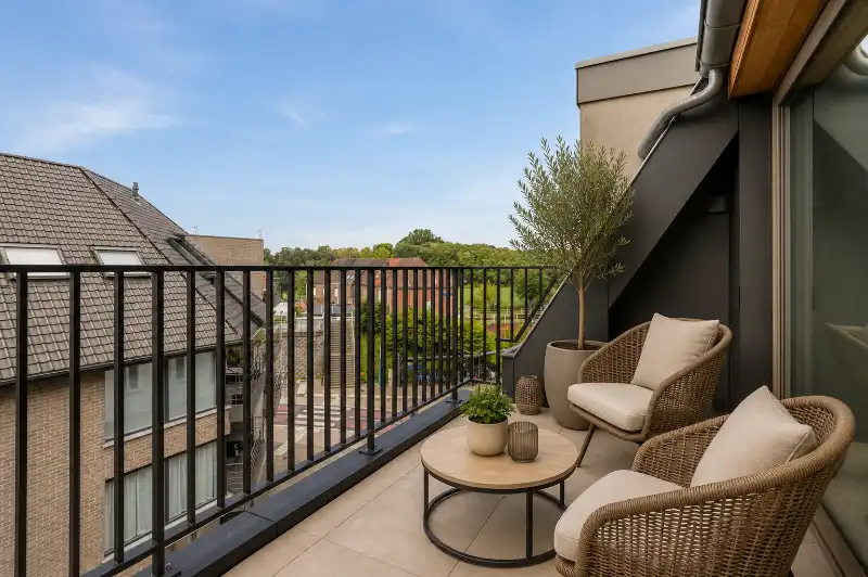 Stijlvol nieuwbouwappartement met 3 slaapkamer nabij het station van Evergem foto 3