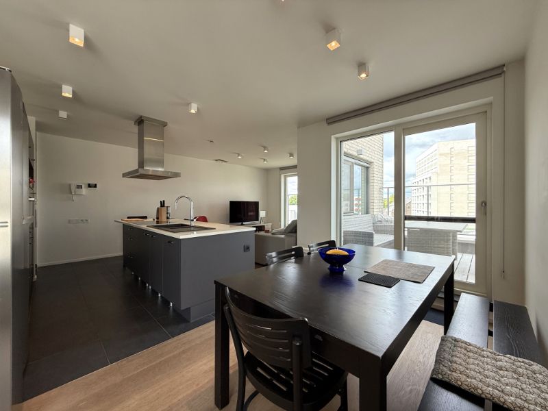 Exclusieve penthouse met 2 terrassen en uniek uitzicht over de Schelde – Gent foto 8
