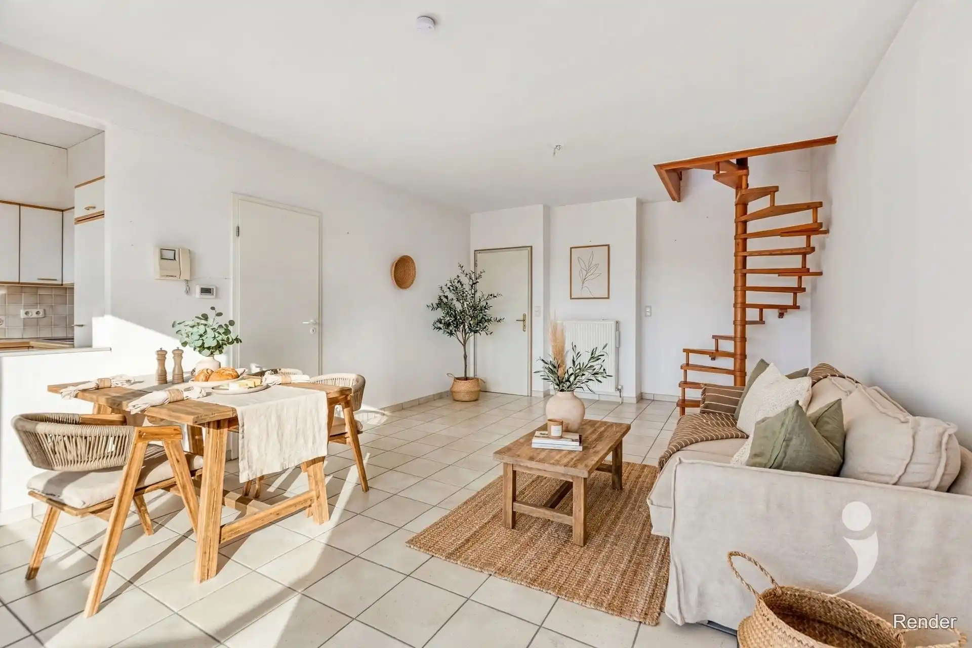 Zuidgericht duplexappartement met terras, garagebox en fantastisch uitzicht foto 5