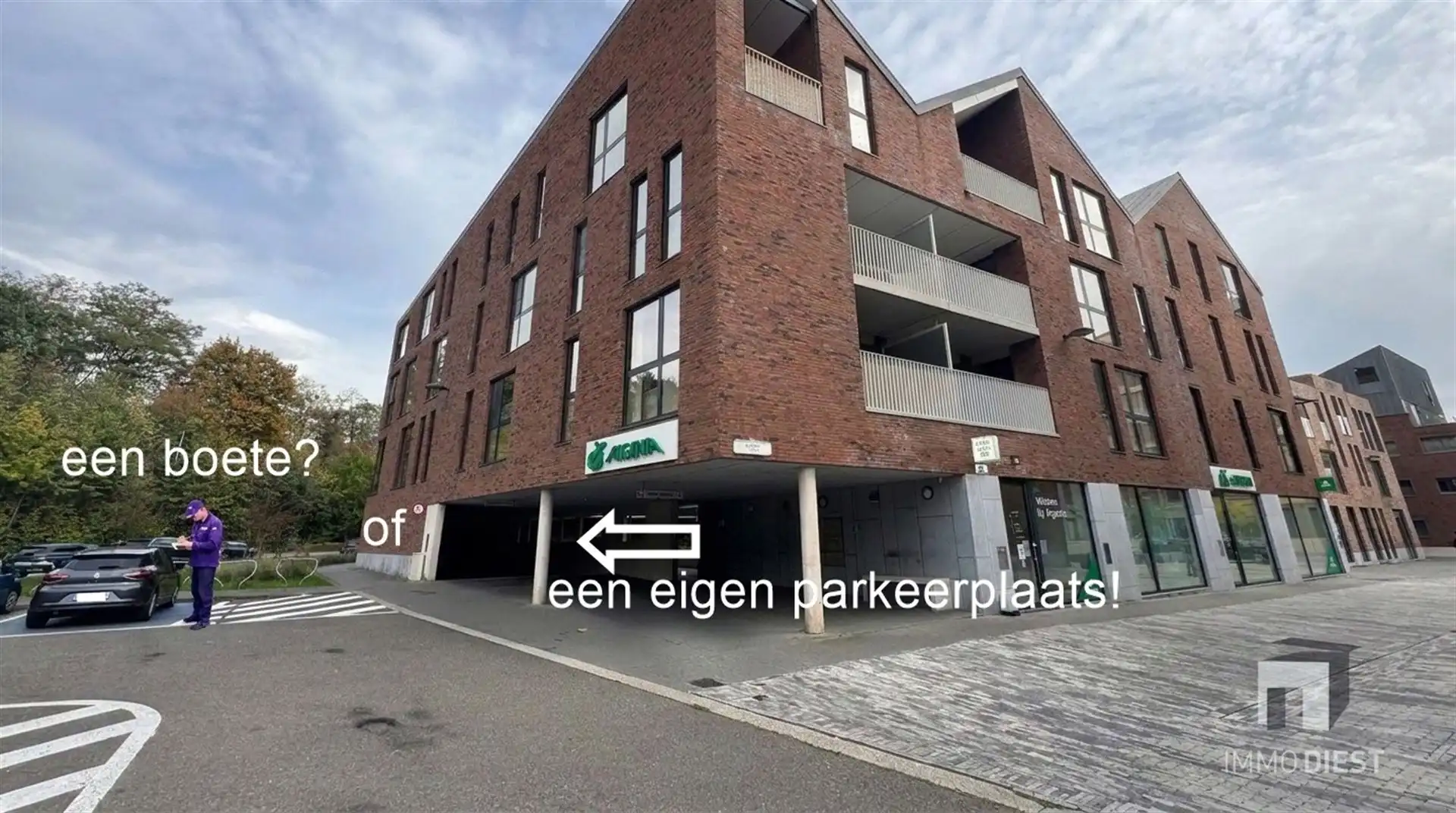 Parkeerplaats te huur Leesthof 1/4 - 3290 Diest