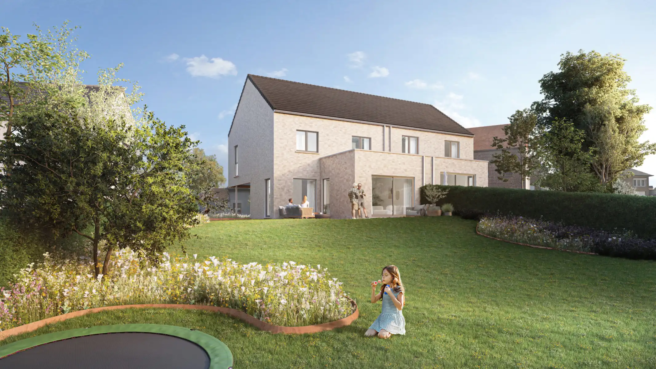 Nieuwbouwwoning met 4 kamers, carport en grote tuin... foto 4