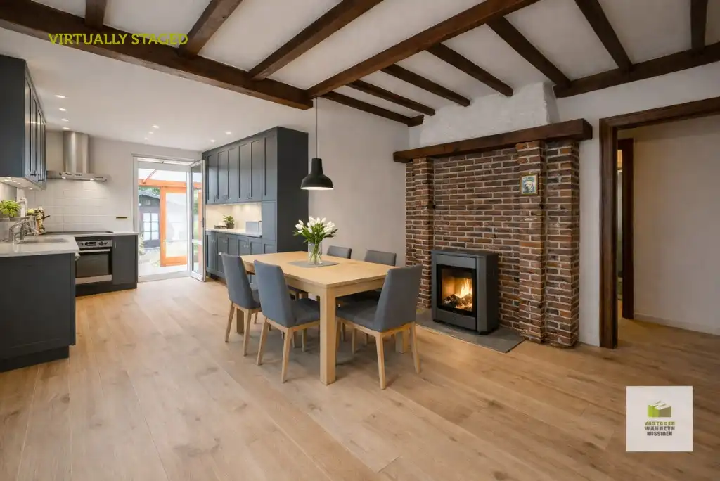 Te renoveren woning met 3 slaapkamers en zongerichte tuin op centrale ligging te Tielt foto 6