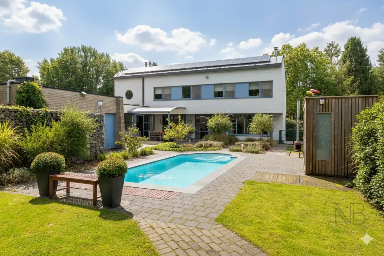 Moderne villa  met zwembad op toplocatie in Genk - instapklaar en future-proof foto 2