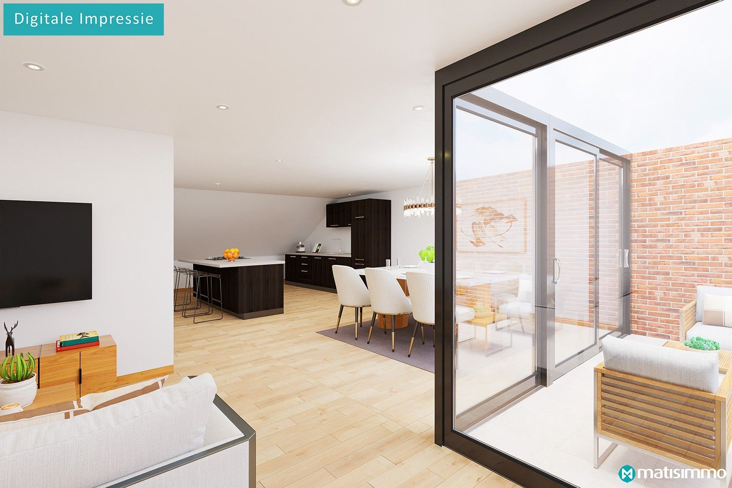 GOED GELEGEN PROJECT VOOR 3 APPARTEMENTEN + 6 AUTOSTAANPLAATSEN IN CENTRUM BILZEN foto 27