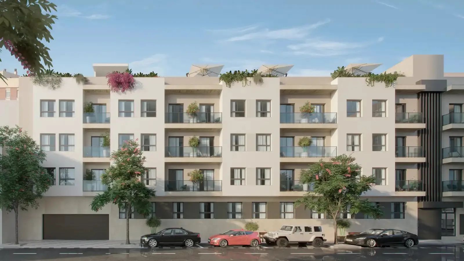 Luxe wonen in Málaga – moderne appartementen met dakterras en zwembad! foto {{pictureIndex}}