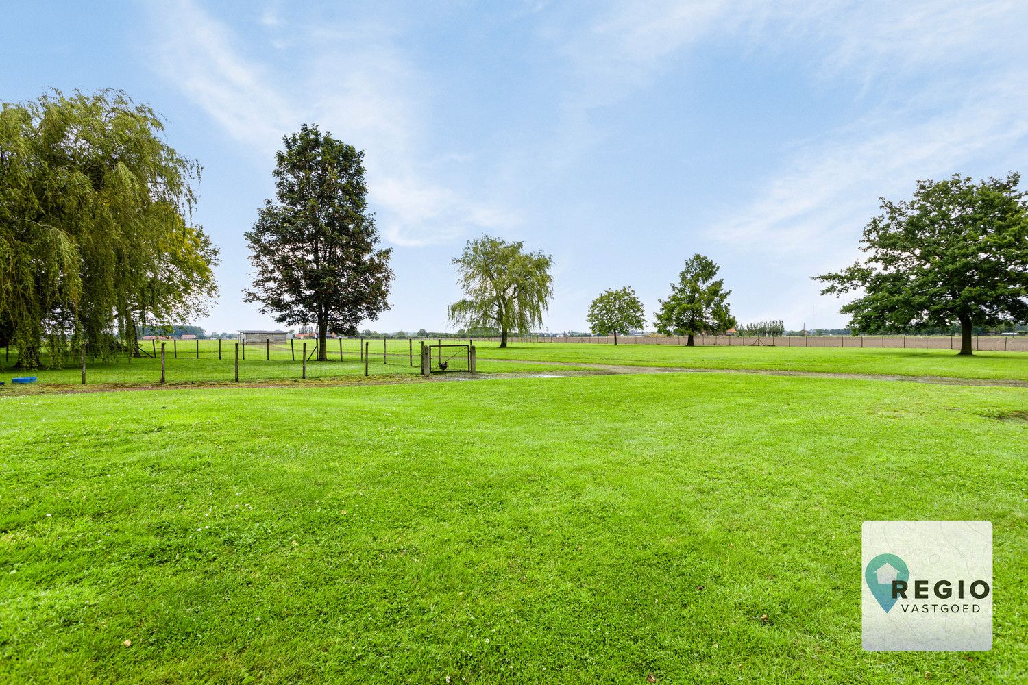 Hoofdfoto van de publicatie: Open Instapklare Woning met weiland, loods en Zwembad te Meigem.