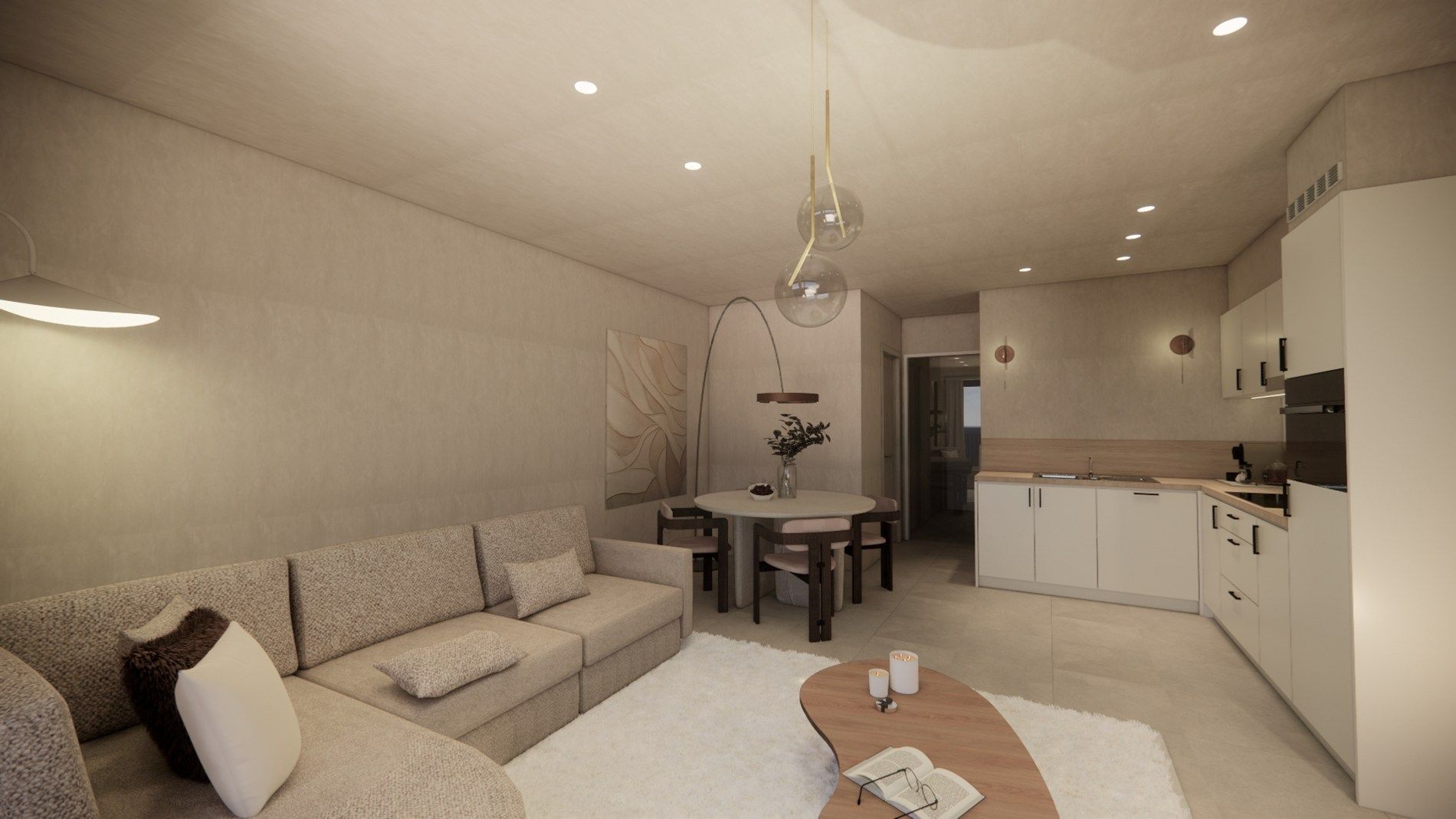 1-slpk nieuwbouwappartement - 6% BTW mogelijk ! foto 4