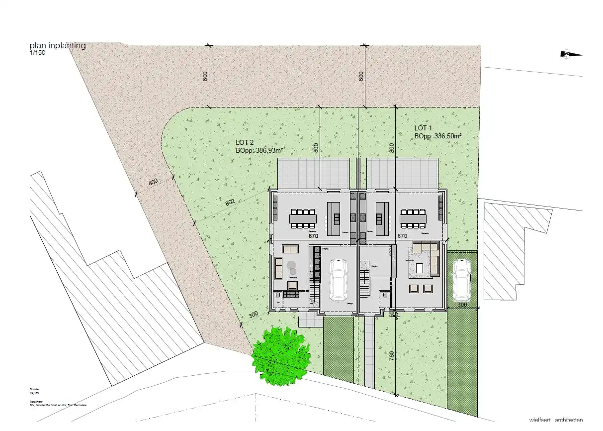 Bouwgrond met vergunning te koop in centrum Deerlijk foto 3