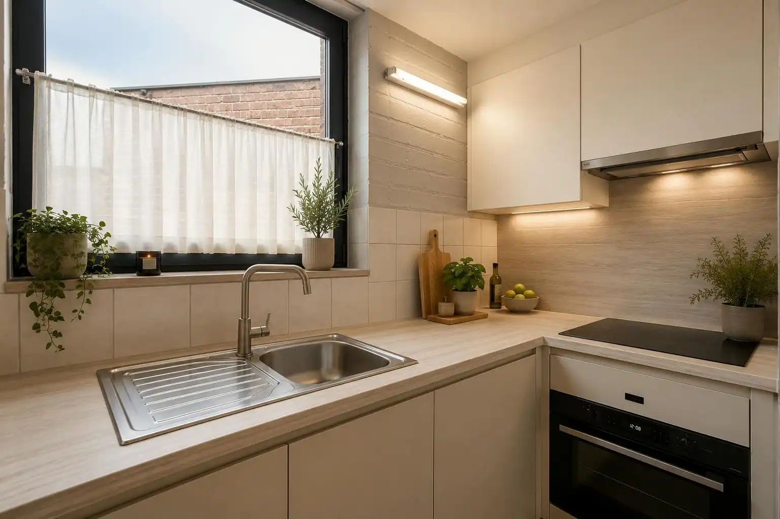Lichtrijk appartement met één slaapkamer en slaaphoek foto 7