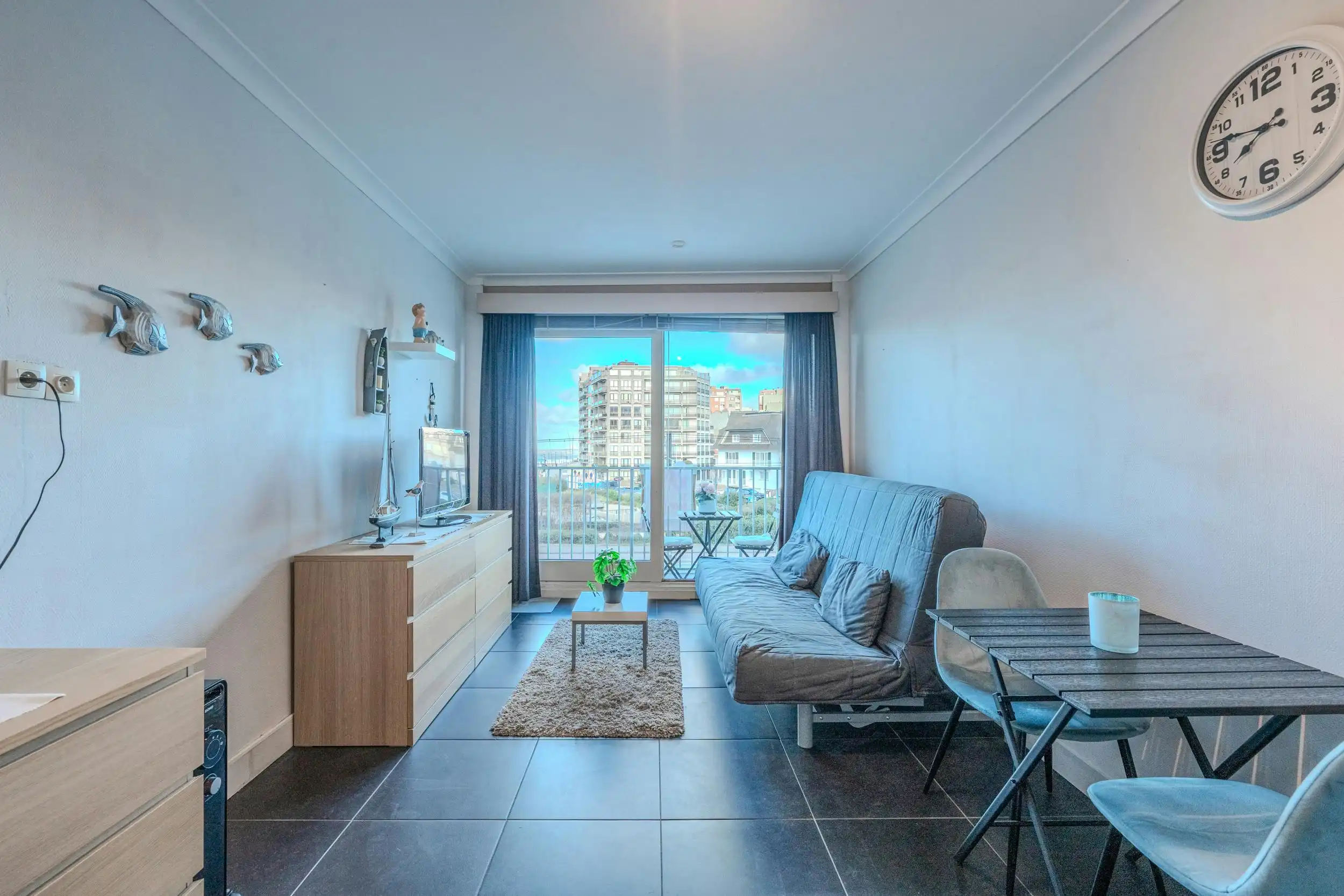 Instapklare studio met terras en zeezicht te Westende! foto 10