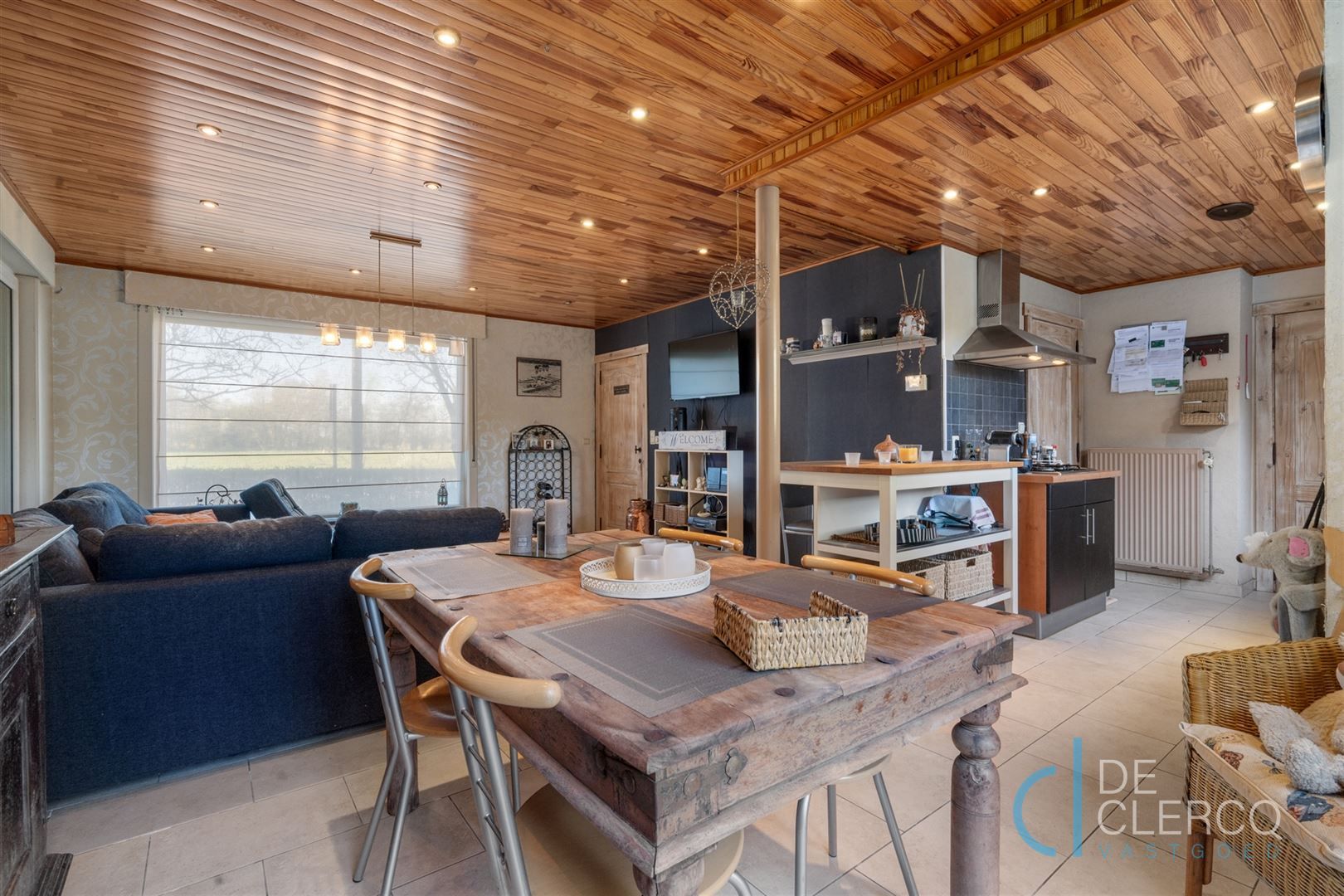 Woning met grote tuin te koop in groene omgeving Drongen!  foto 4