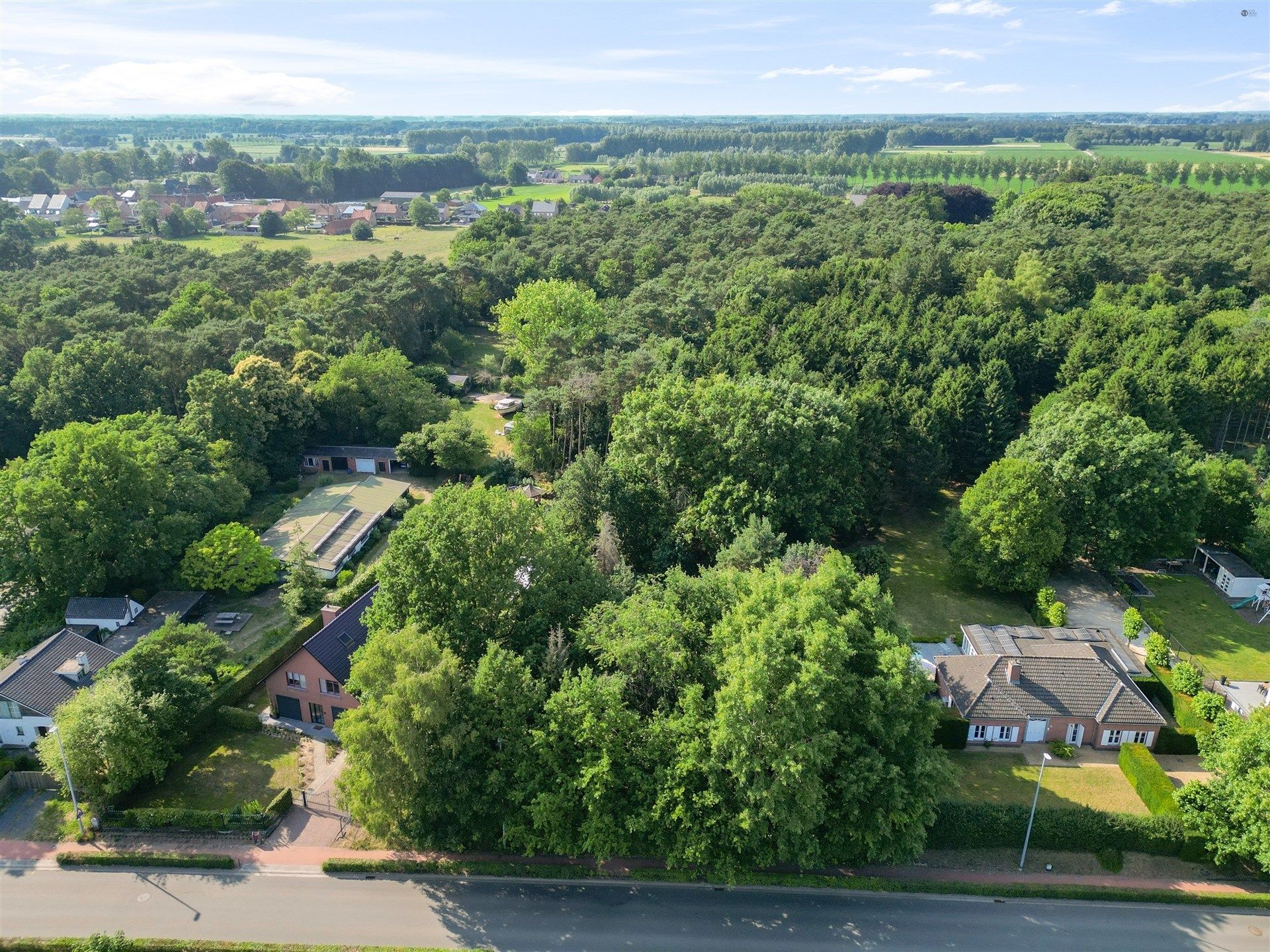 bouwgrond + achterliggend bos, samen 1.590m² foto 2