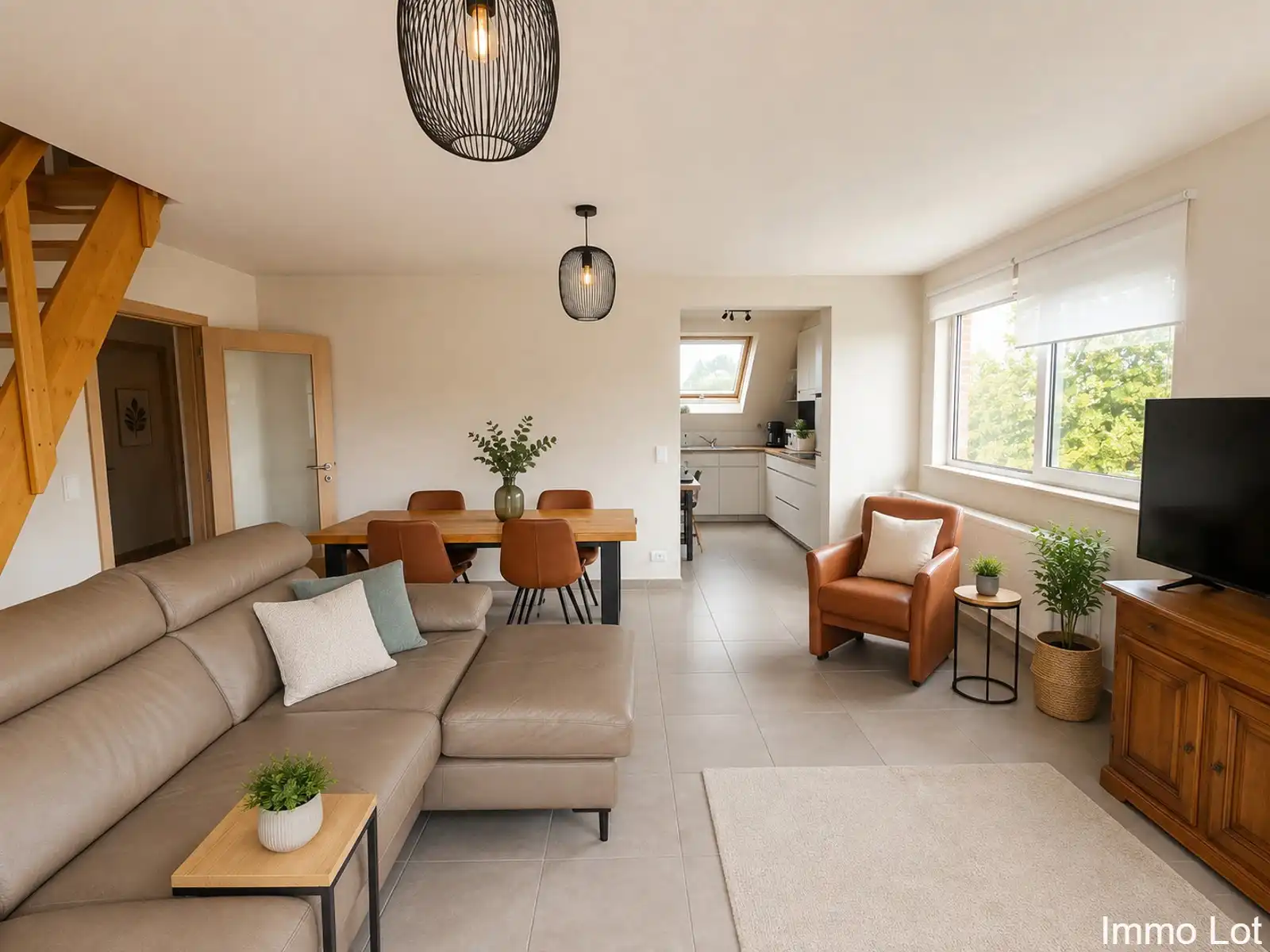 Duplex appartement met 3 slaapkamers te huur foto 2