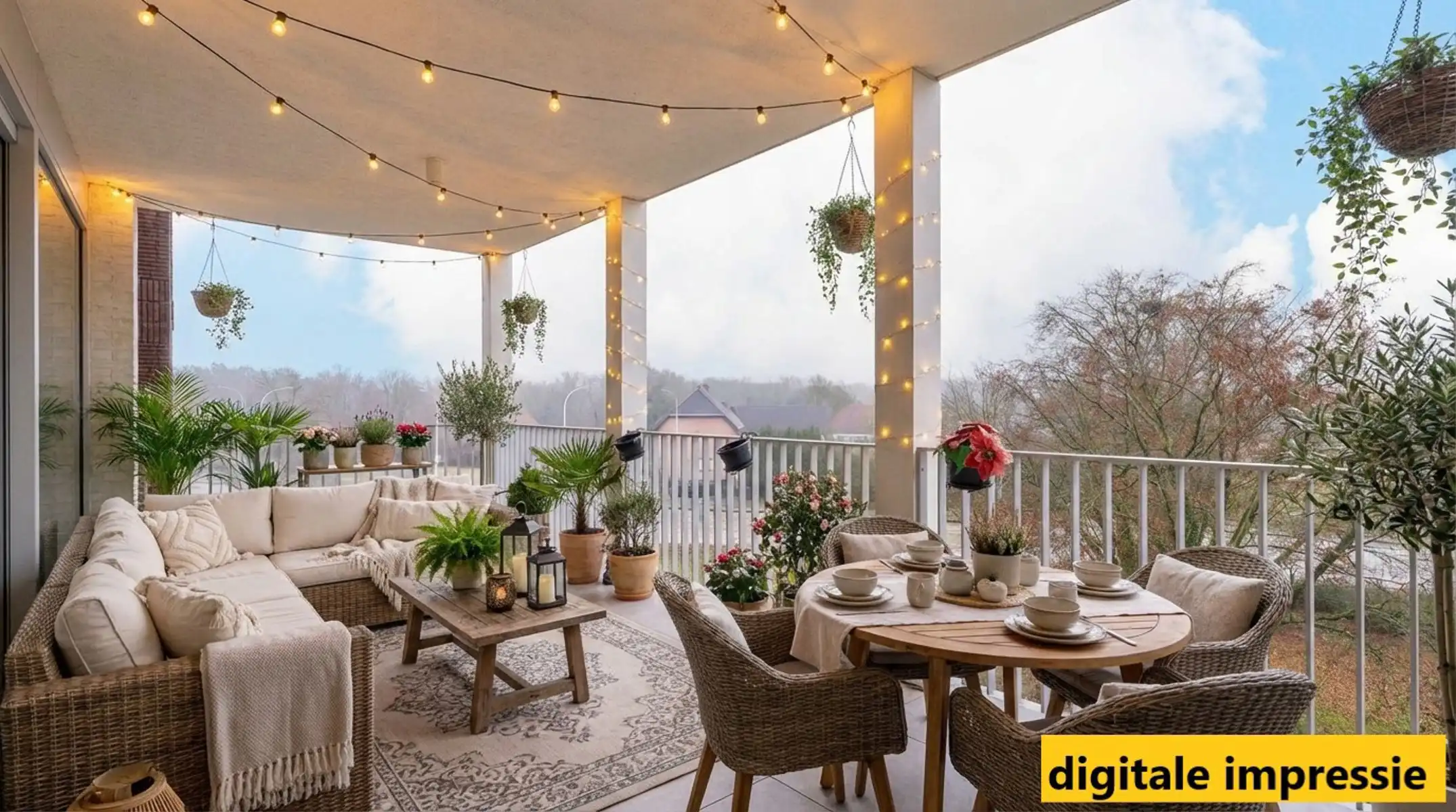 Appartement met 2 slpks, ruim terras en autostaanplaats foto 4