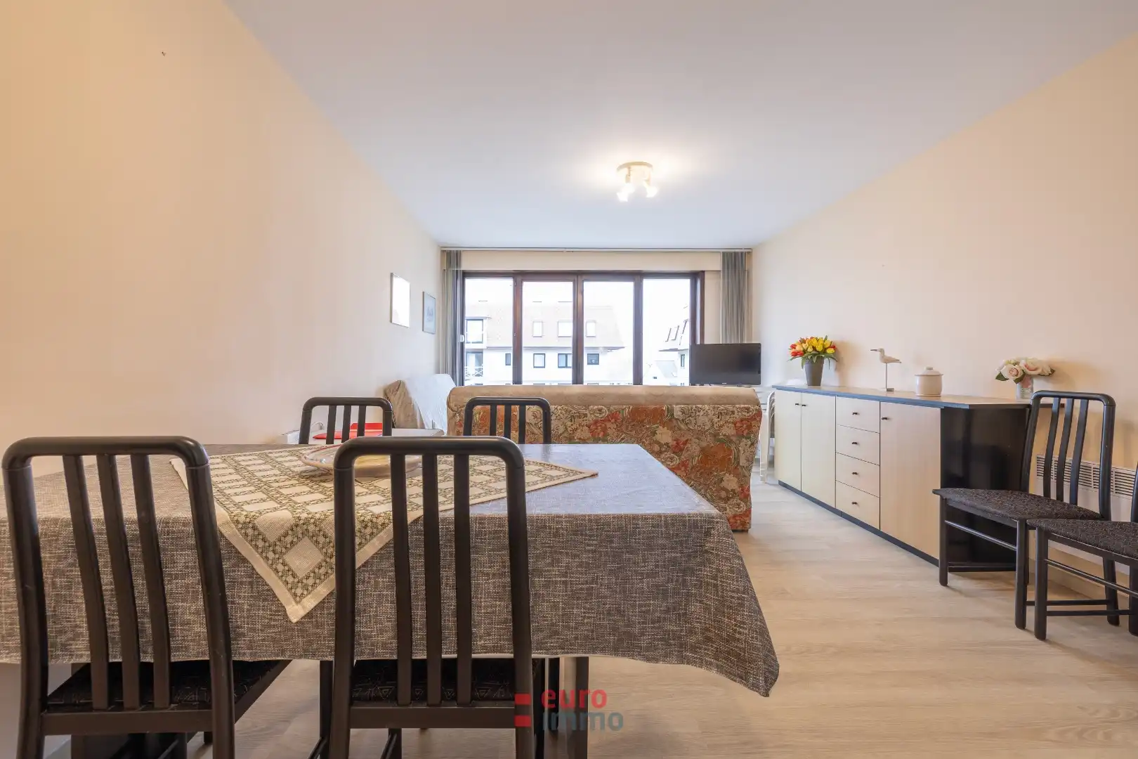 Zuidgericht appartement met terras in groen en autoluw domein nabij zee foto 4