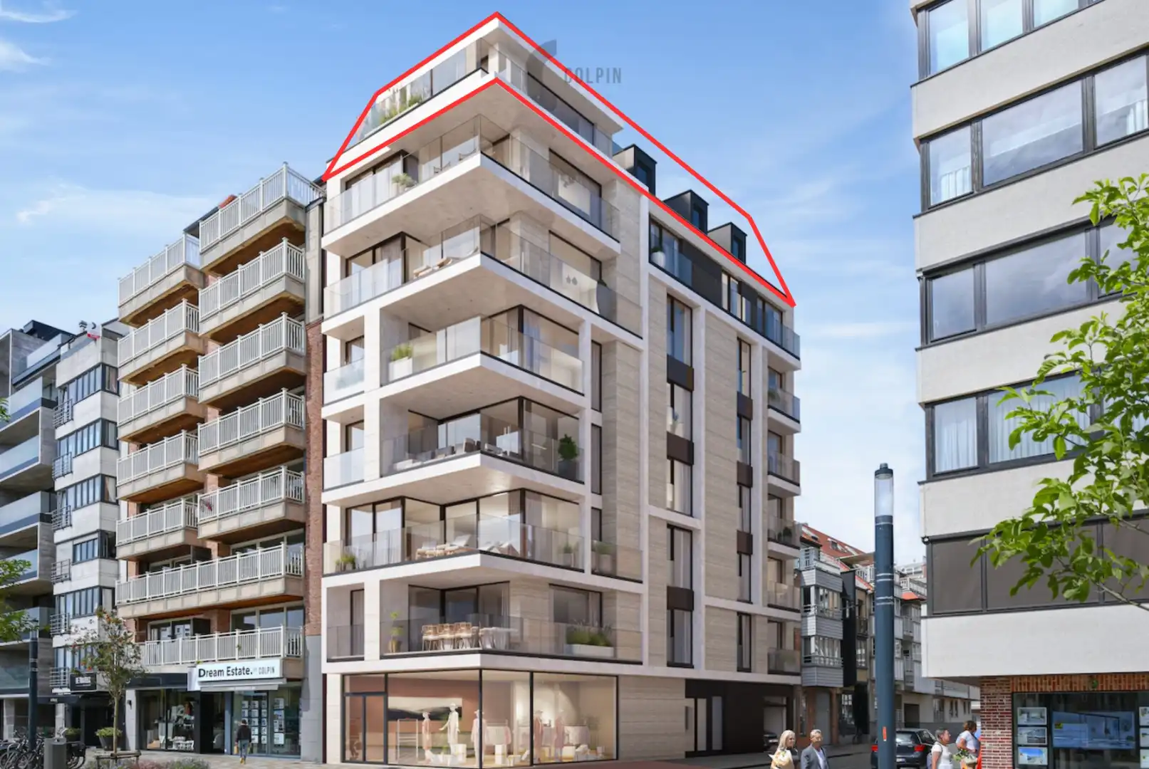 Uitzonderlijke nieuwbouw penthouse met zonneterras en prachtige zichten in Knokke-Heist foto 2