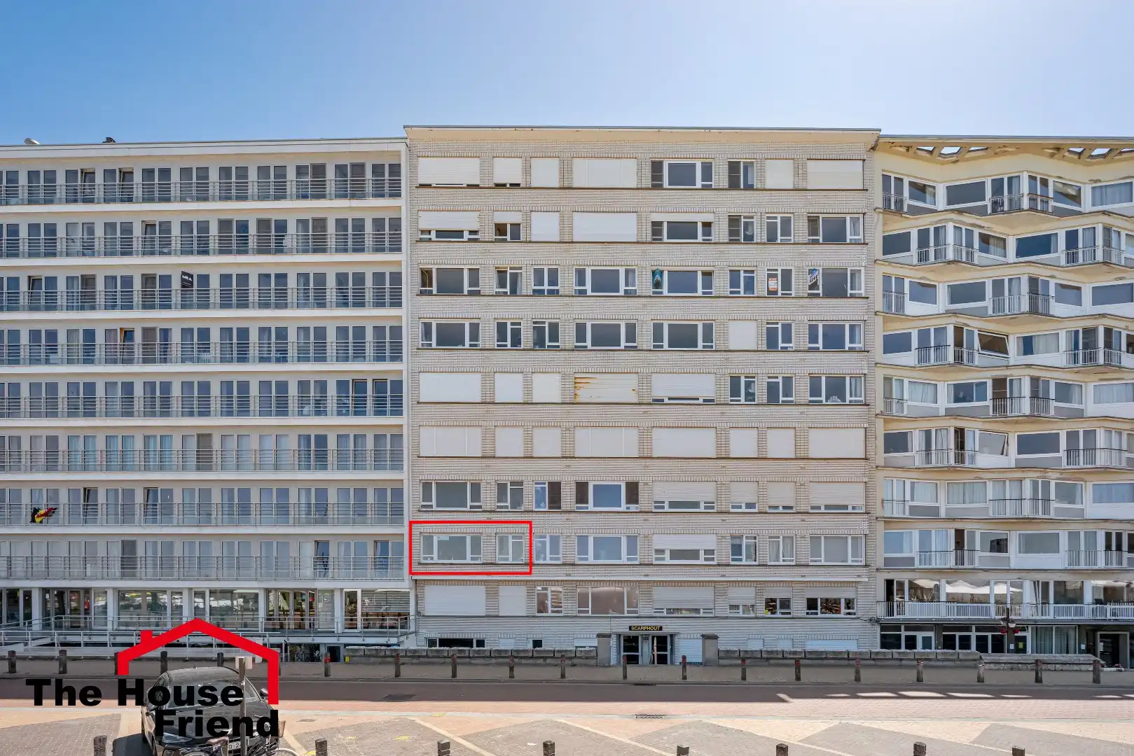 Ruim appartement met frontaal zeezicht op absolute toplocatie aan de Zeedijk in Blankenberge foto 15