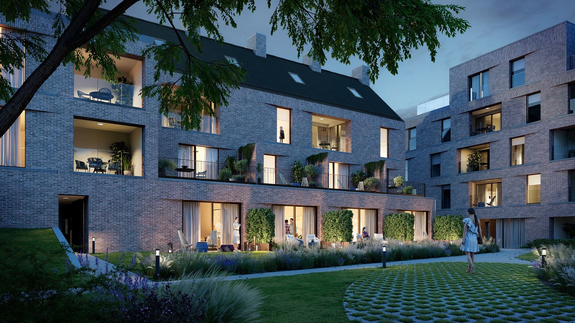 Appartementen en duplex appartementen met prachtige binnentuin - Residentie Cornu foto 7