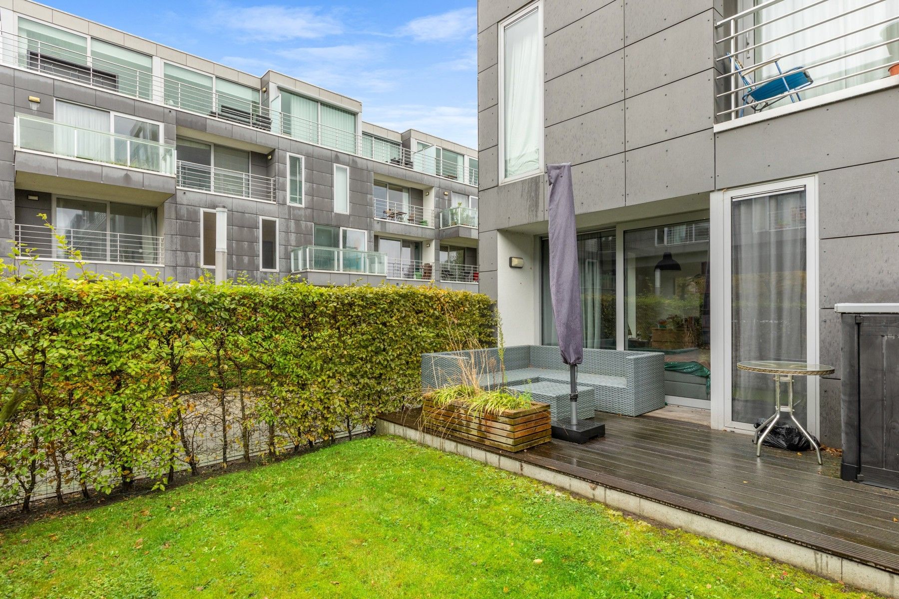 Hoofdfoto van de publicatie: Gelijkvloers appartement met eigen tuin bij de Visserij