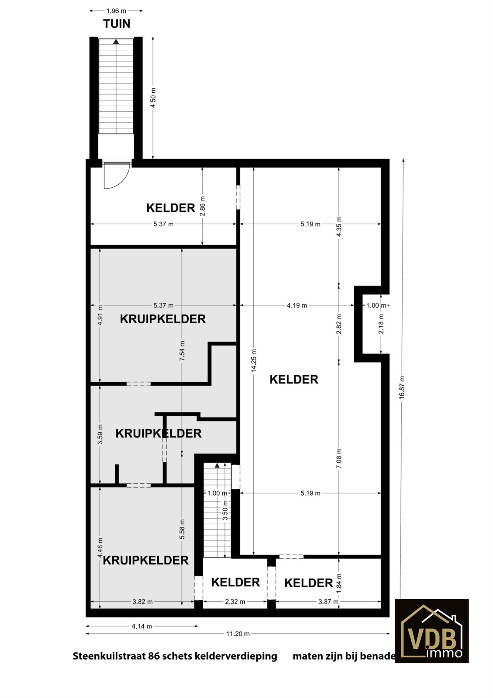 Gelijkvloers appartement met 3-4 slaapkamers, dubbele garage, kelder en tuin foto 68