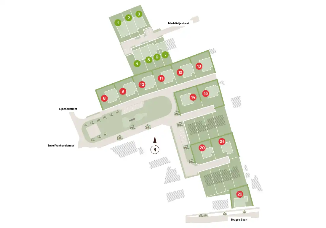 Nieuwe bouwgronden voor open bebouwing dicht bij het centrum foto 8