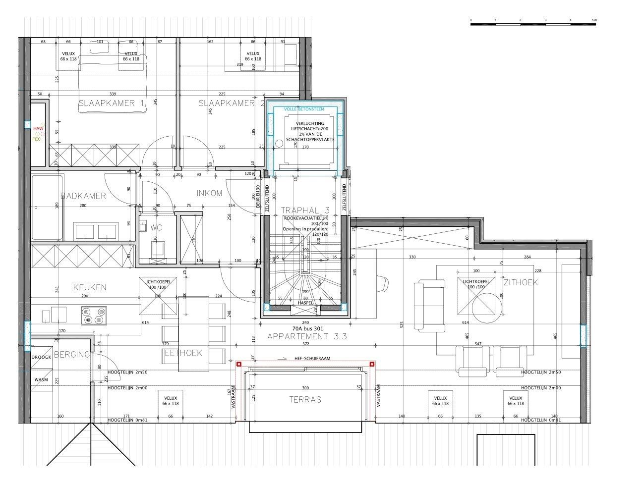 Energiezuinige penthouse met 2 slaapkamers en terras  foto 16