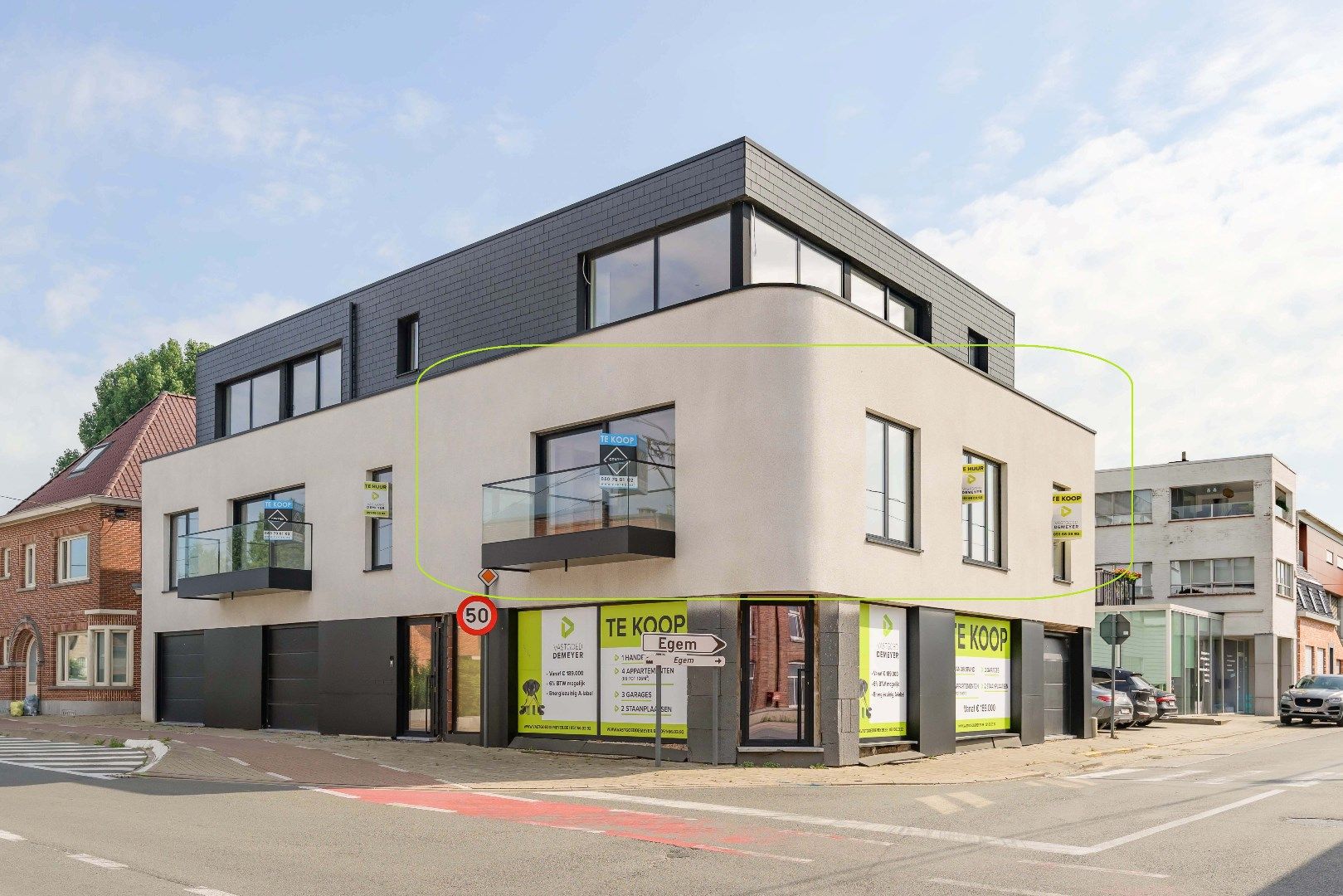 INSTAPKLAAR HOEKAPPARTEMENT (134,80 m²) MET 2 SLPKS EN TERRAS  foto 12