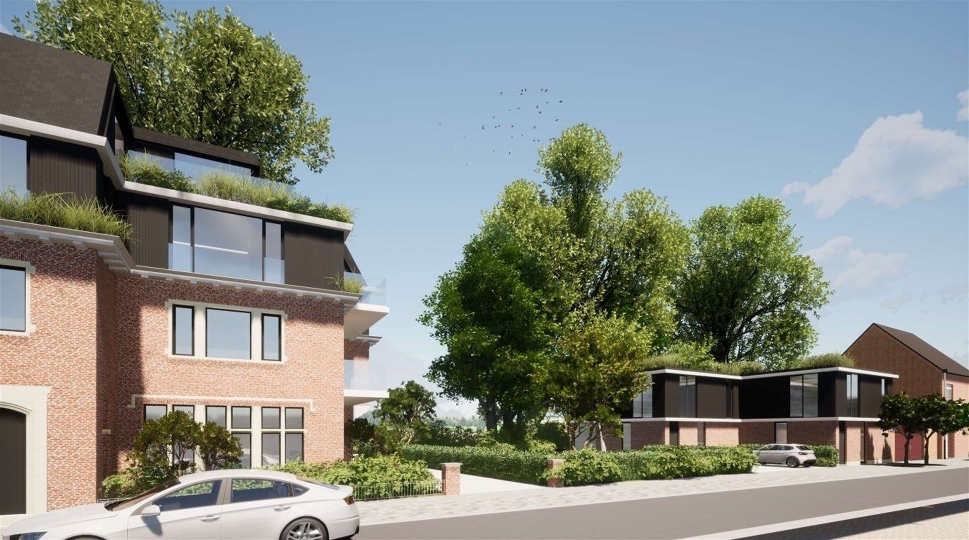 Gesloten nieuwbouwwoning met 3 slaapkamers en mooie tuin. foto 2