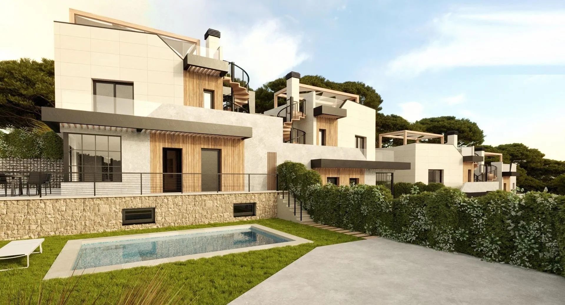 Modern woongenot in Polop: nieuwbouw halfvrijstaande villa's met zwembad en terrassen foto 17