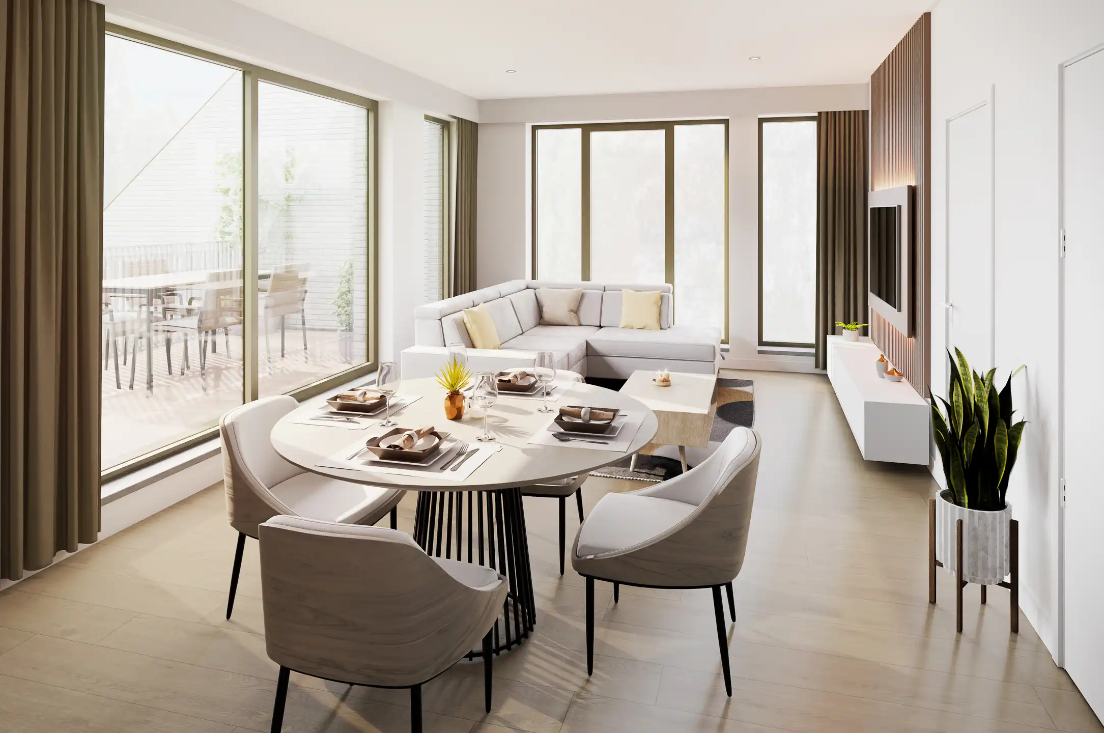 Appartement met 1 slaapkamer in het mooie Sledderlo, Genk. foto {{pictureIndex}}