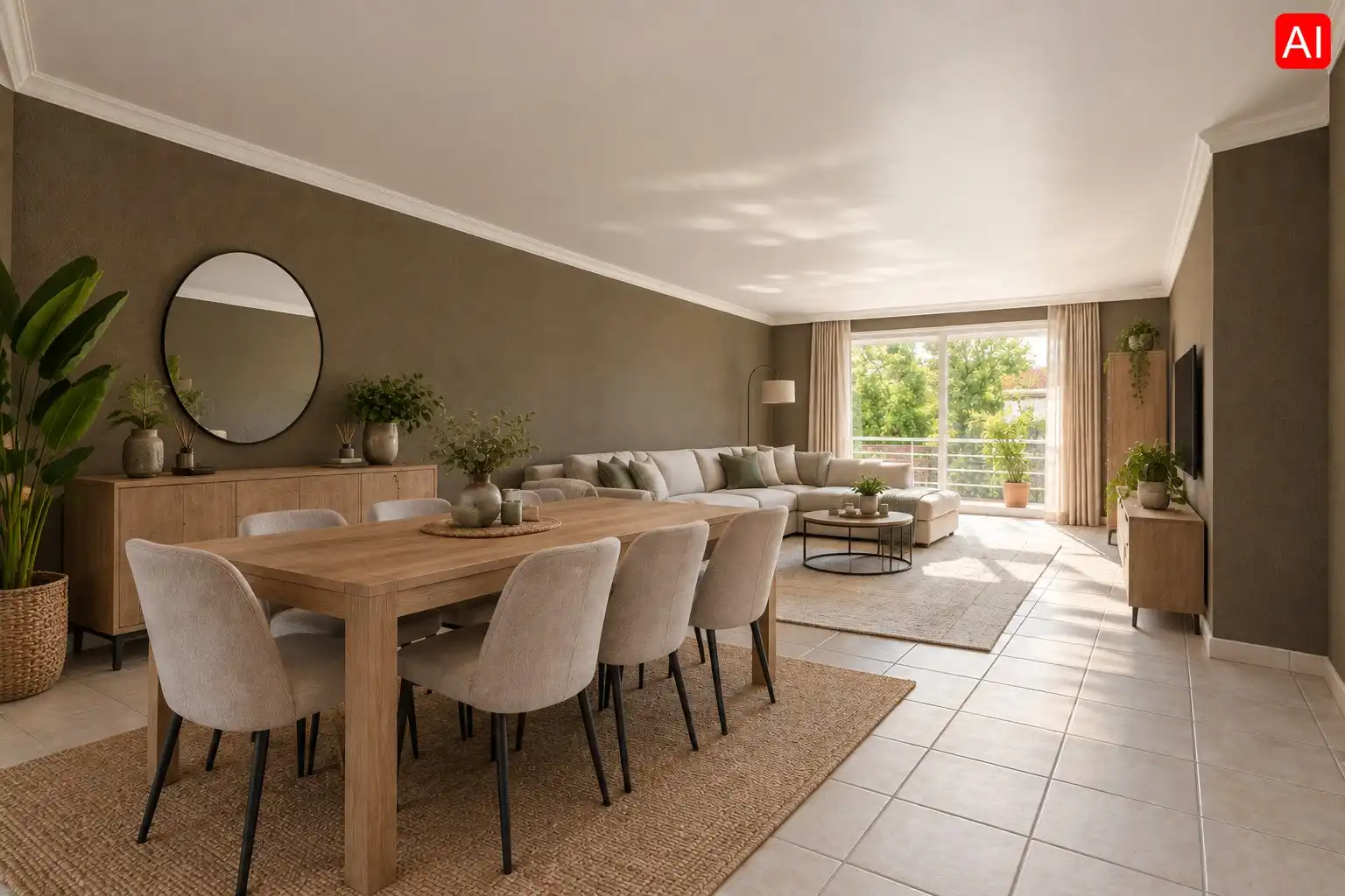 INSTAPKLAAR APPARTEMENT (107 m²) - GARAGE EN KELDERBERGING INBEGREPEN foto 3