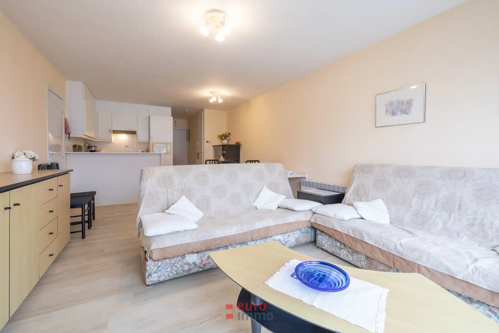 Zuidgericht appartement met terras in groen en autoluw domein nabij zee foto 3