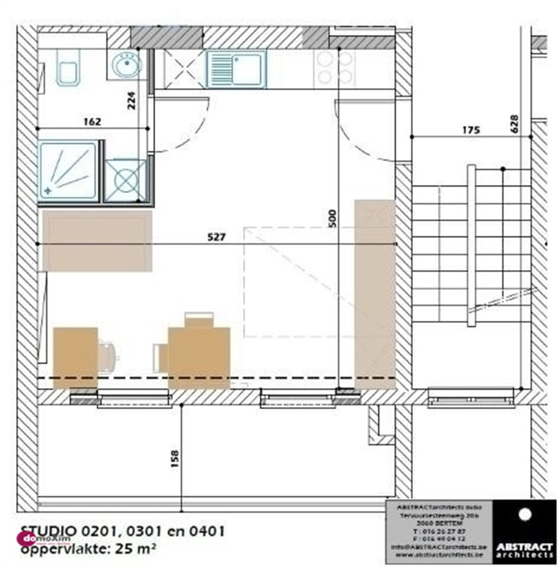 Moderne gemeubelde studio, geschikt voor één persoon, in het centrum van Leuven  foto 10