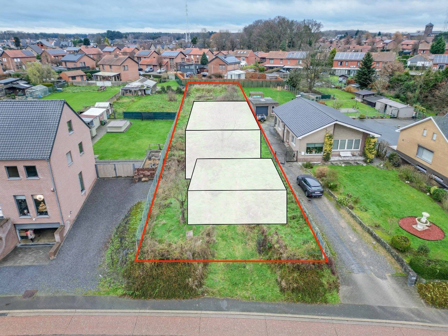OPEN BOUWGROND MET EEN OPPERVLAKTE VAN 1163 M² IN GELLIK ! foto 4