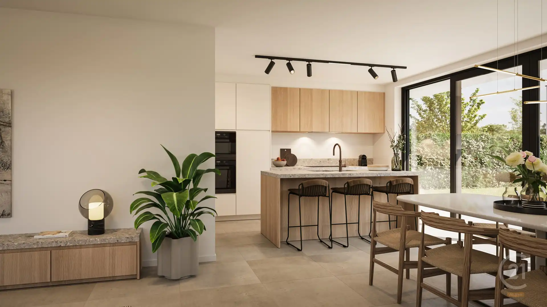 Moderne gezinswoningen met 3 ruime slaapkamers, 2 badkamers en inpandige garage! foto 3