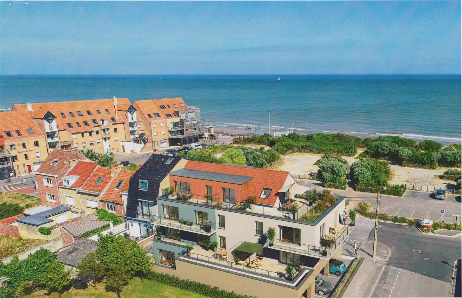 Een unieke kans. Nieuwbouw appartementen met zicht op de zee. foto {{pictureIndex}}