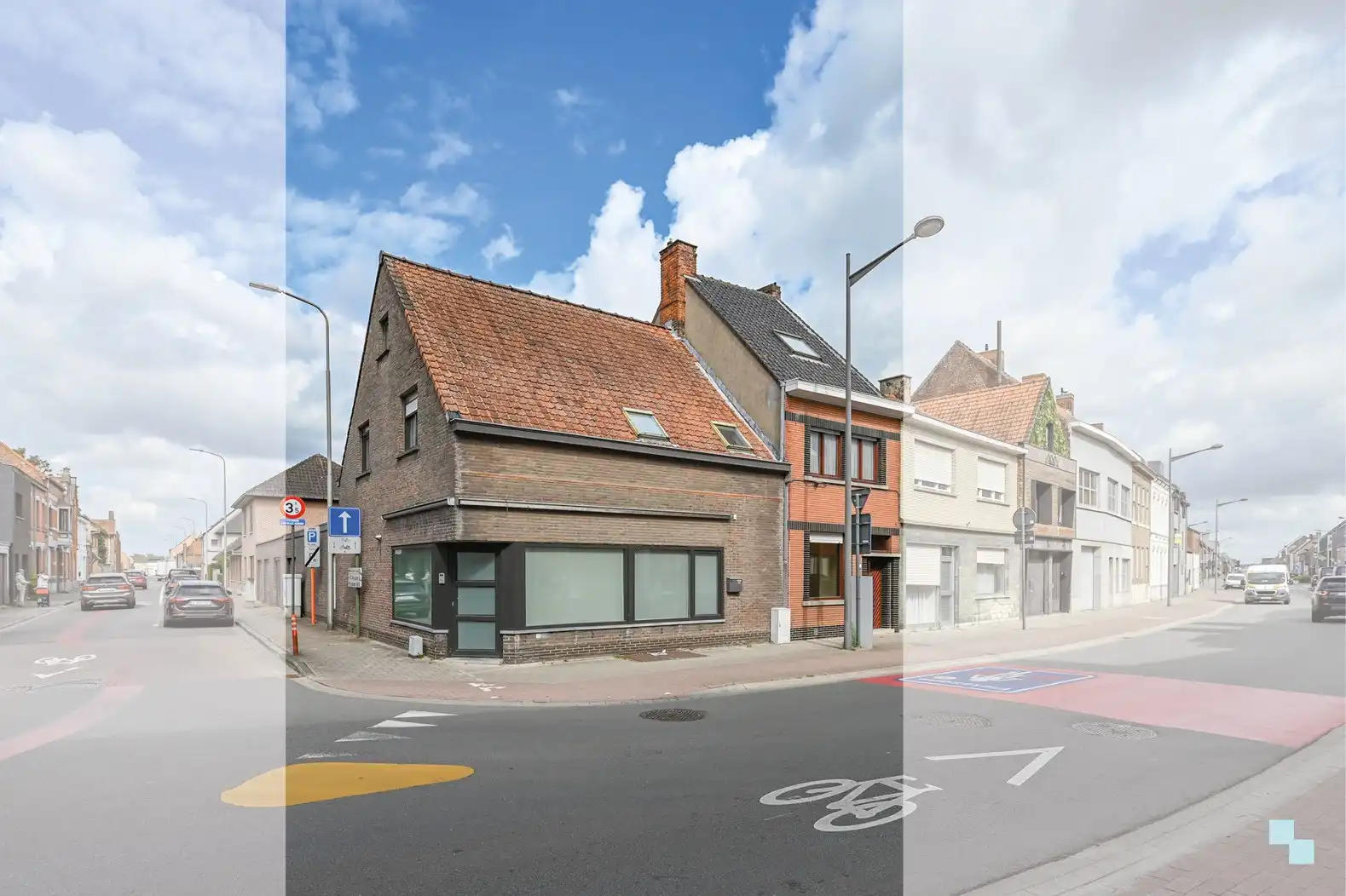 Hoofdfoto van de publicatie: Gunstig gelegen dubbelwoonst te Ingelmunster