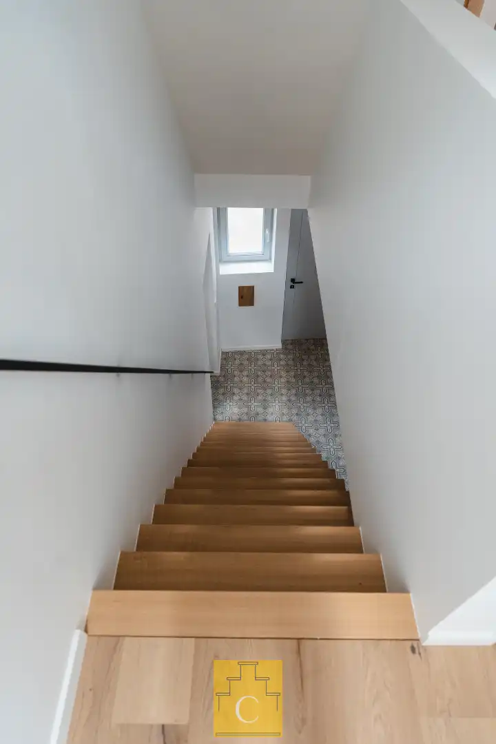 exclusieve stadswoning met garage, 4 slaapkamers, EPC A en terras in hartje Brugge, zicht op de vesten foto 31