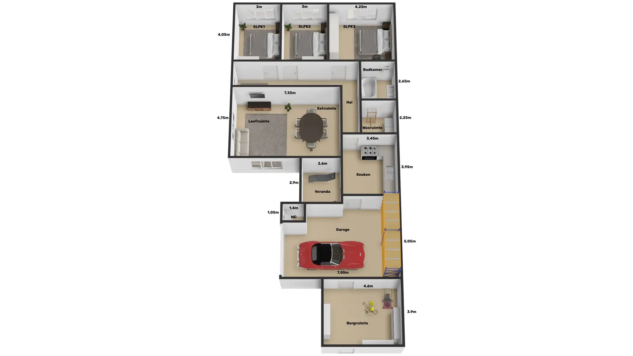 Rustig gelegen, Ruime Bungalow met 3 SLPK, Tuin én Garage! foto 23