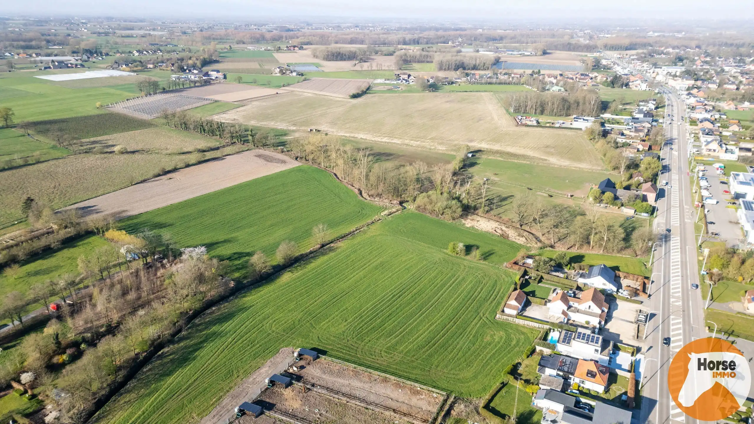 HASSELT-Mooi perceel bouwgrond voor open bebouwing en weide foto 8