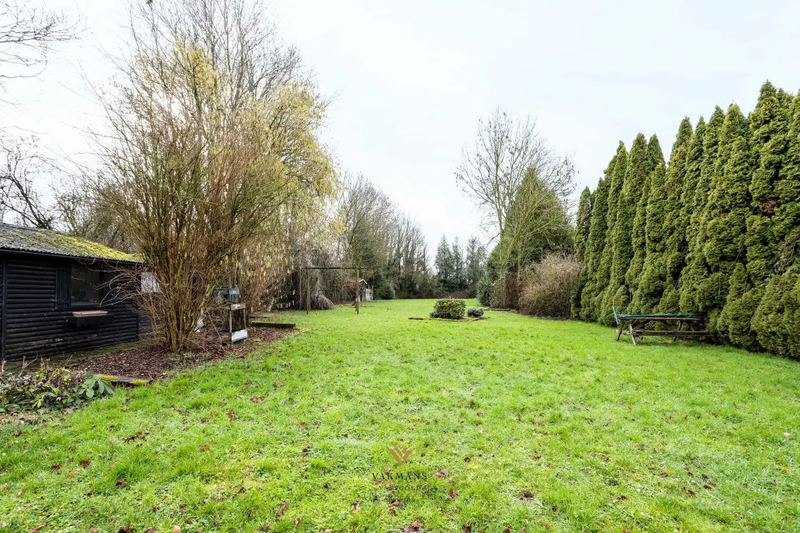 Fermette woning met oprit, dubbele garage en prachtige tuin foto 28