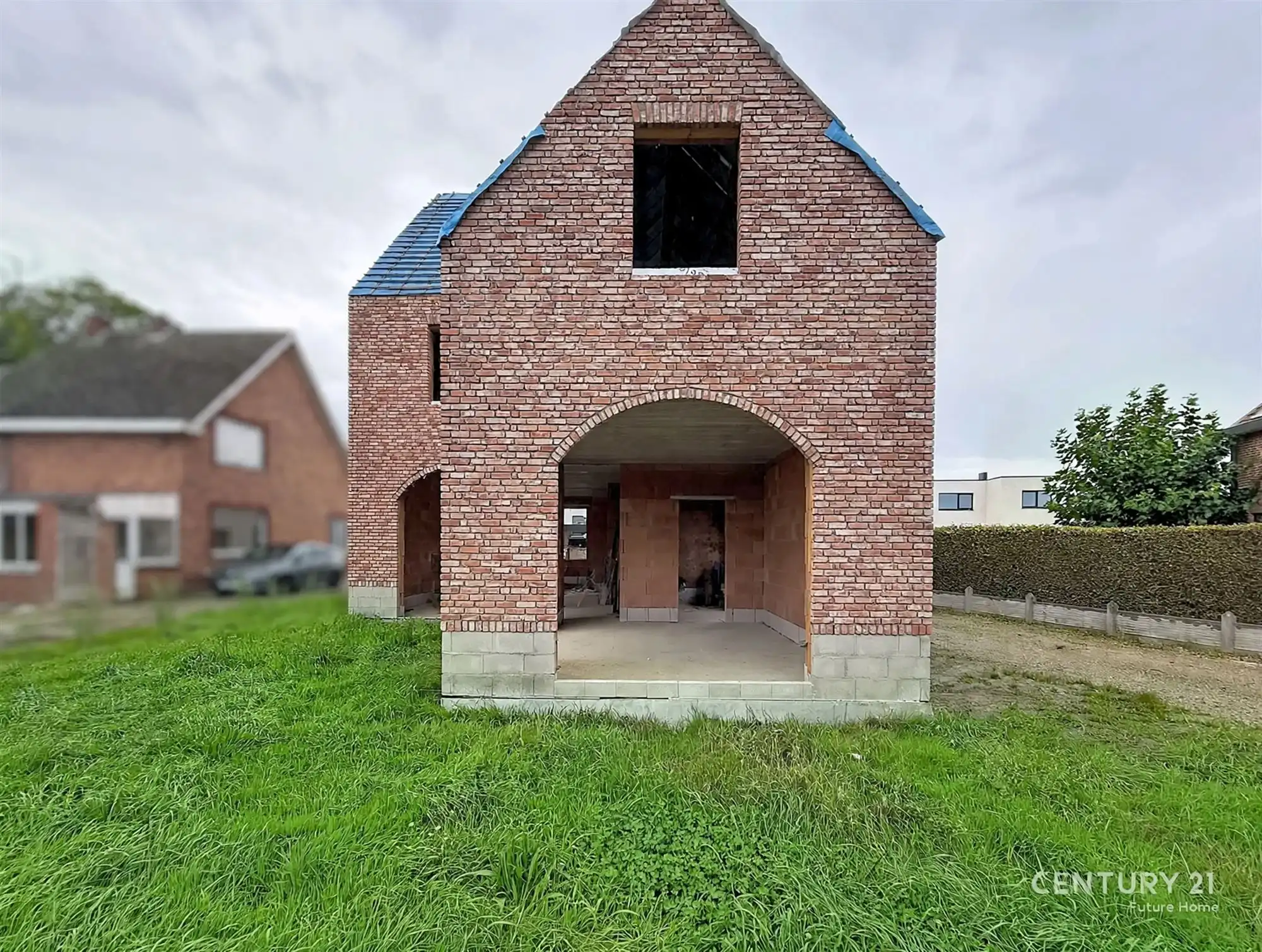 Prachtige ruwbouw woning met afgewerkt bijgebouw te koop! foto 25