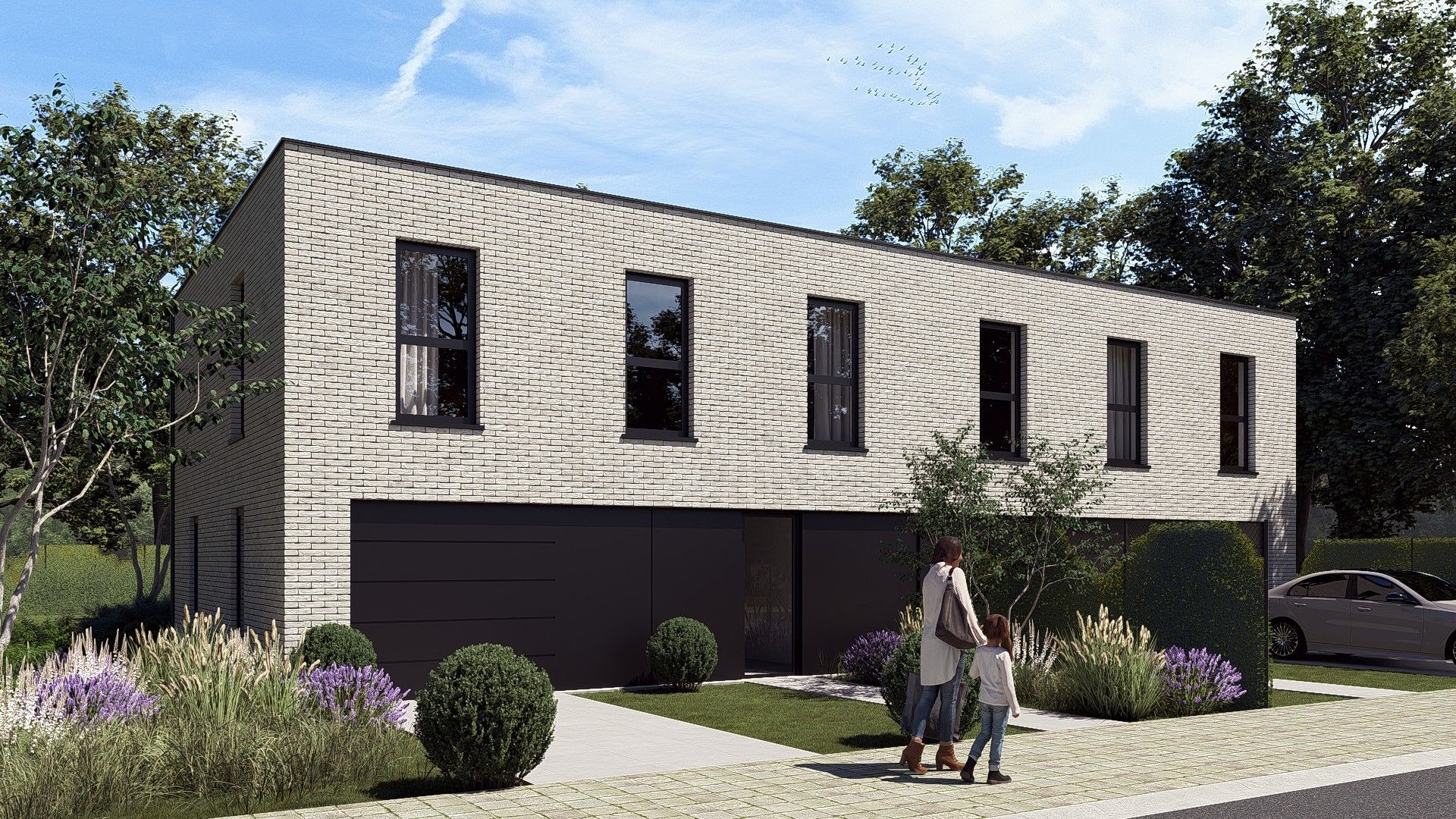 Halfopen nieuwbouwwoning gelegen te Diepenbeek foto 2