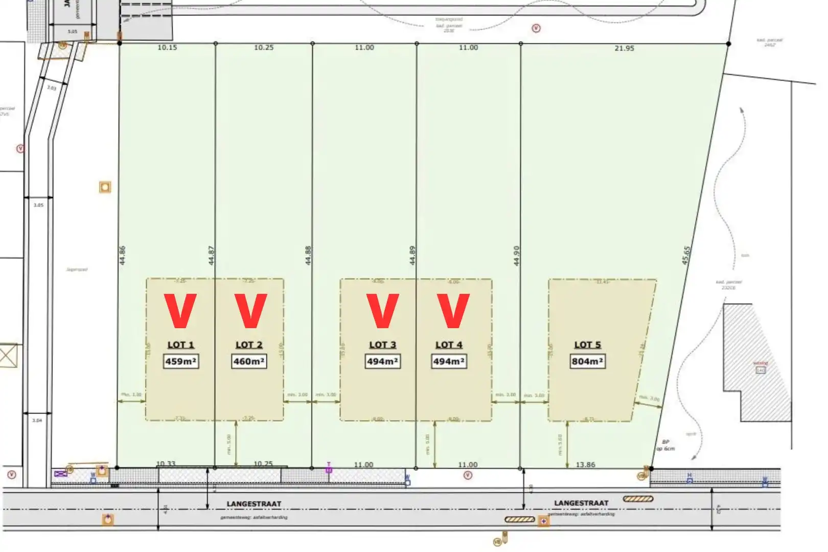 Uniek stuk bouwgrond (804 m² - ZW) op topligging te Westende (Middelkerke) foto 2